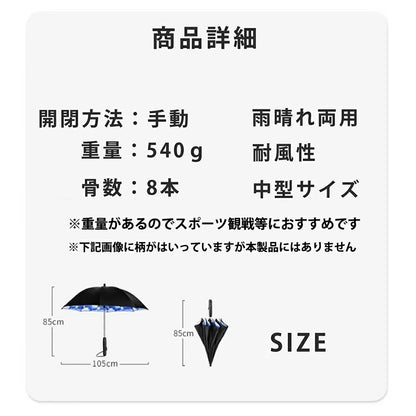 【送料無料】ミスト噴射 ファン付き  傘